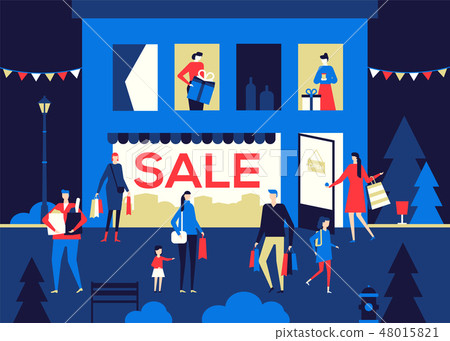 Big Sale - flat design style colorful illustration Big Sale - flat design style colorful illustration 48015821