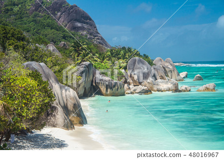 Paradise Island on Seychelles Paradise Island on Seychelles 48016967