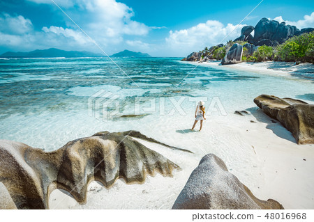 A Girl on Seychelles 48016968