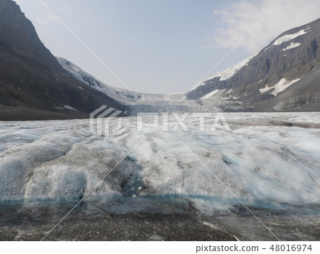 Columbia Great Icefield and blue sky 48016974