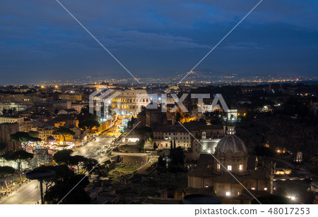 The Colosseum or Coliseum, Flavian Amphitheatre in Rome, Italy The Colosseum or Coliseum, Flavian Amphitheatre in Rome, Italy 48017253