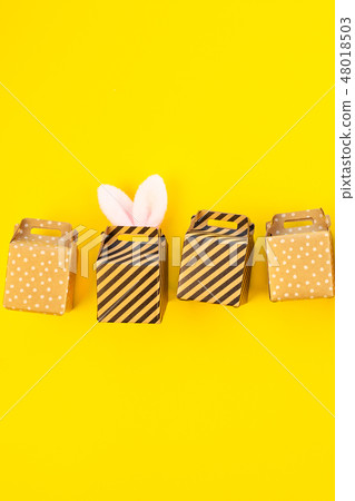 Creative Top view holiday Easter Sale Concept 48018503