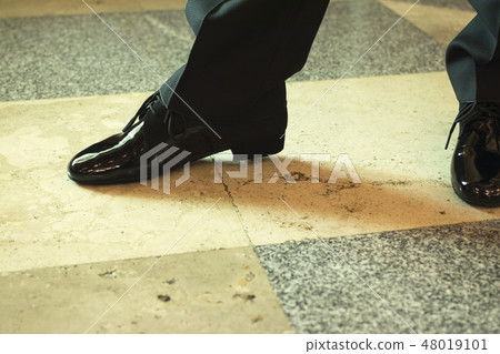 Ballroom male dancer dancing Ballroom male dancer dancing 48019101