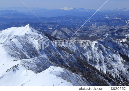 [Fixed amount] Mt. Kenzo Mt. Mountain in Ueshu Mountain in the snowy season (March 3, 2018) 48020662