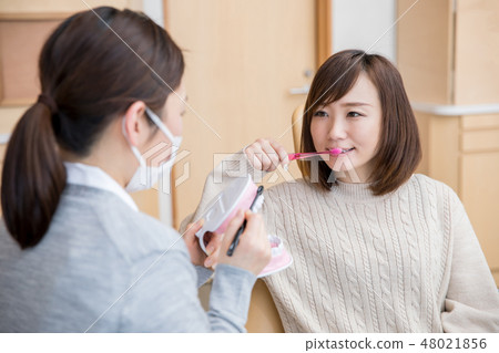 牙齒刷牙（前牙） 48021856