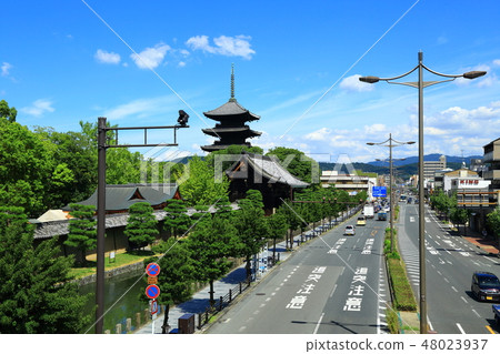 京都東寺與城市景觀 48023937