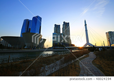 New Town, City, Songdo, Tribow 48024194