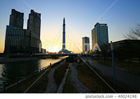 New Town, City, Songdo, Tribow 48024198