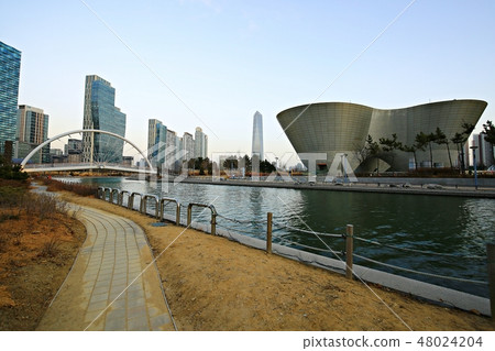 New Town, City, Songdo, Tribow 48024204