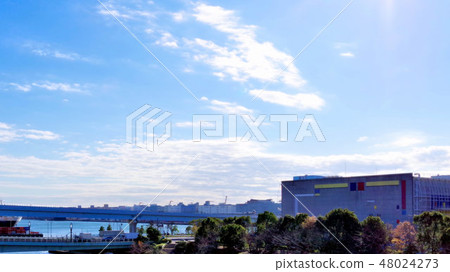 Scenery of the Tokyo Bay Area 48024273