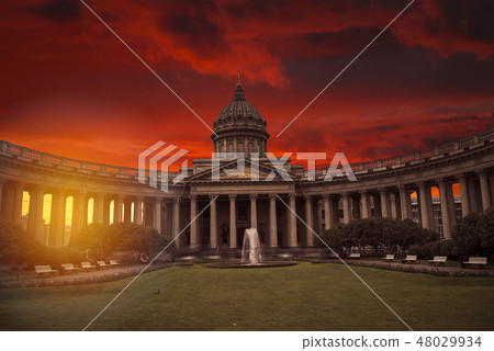 Kazan Cathedral in the city of St. Petersburg. 48029934