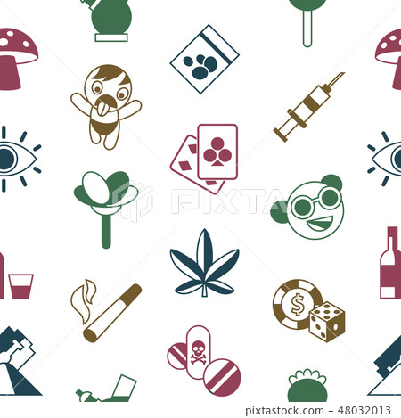 Digital vector freaks and drugs simple icons Digital vector freaks and drugs simple icons 48032013