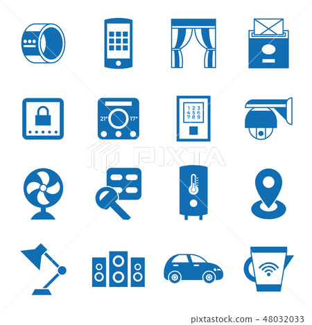 Digital vector smart and digital home Digital vector smart and digital home 48032033