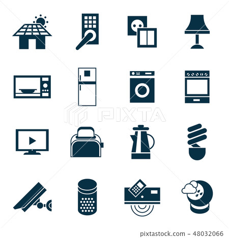 Digital vector smart and digital home Digital vector smart and digital home 48032066