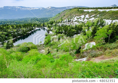 八幡平Aspite線（Kumasuma和岩手山）的景觀 48032351