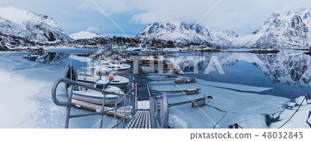 Winter Norway lake 48032845