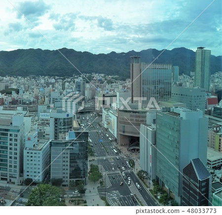 風景 城市 市區 大樓 高樓 大廈 日本 街景 俯瞰圖 48033773