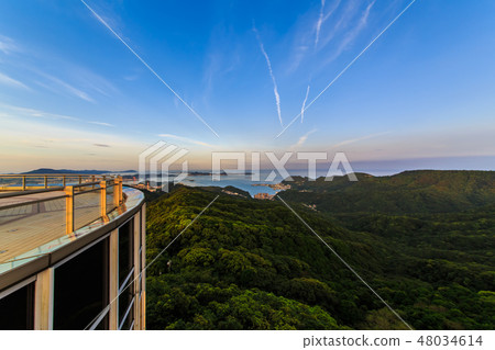 Morning landscape from Inasama [Nagasaki prefecture Nagasaki city] 48034614