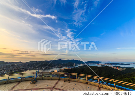 Morning landscape from Inasama [Nagasaki prefecture Nagasaki city] 48034615