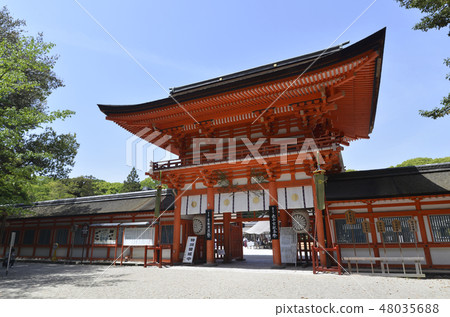 Shimogamo Shinto shrine gate 48035688