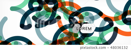 Curly lines abstract background, color overlapping linear texture Curly lines abstract background, color overlapping linear texture 48036132