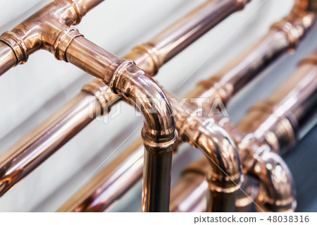 copper pipes and fittings for carrying out plumbing work copper pipes and fittings for carrying out plumbing work 48038316