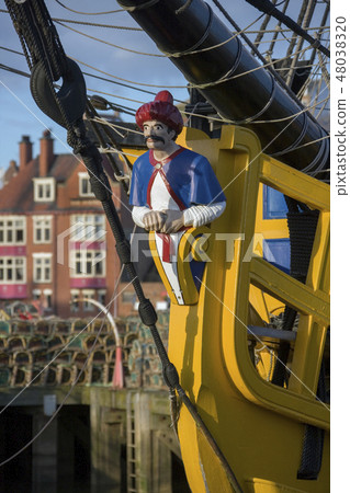 Ships figurehead - Whitby -Yorkshire - England Ships figurehead - Whitby -Yorkshire - England 48038320