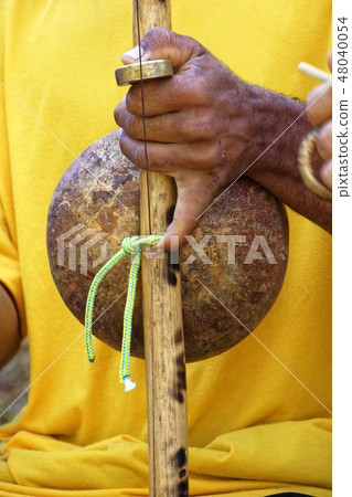 Brazilian musical instrument called berimbau Brazilian musical instrument called berimbau 48040054