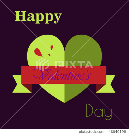 Happy Valentines Day typography poster with handwritten calligraphy text, isolated on background Happy Valentines Day typography poster with handwritten calligraphy text, isolated on background 48040196