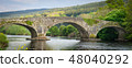Stone old bridge in Ireland 48040292