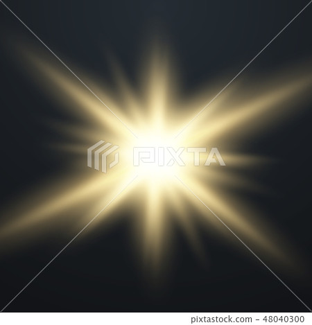 Star burst with sparkle isolated.  48040300