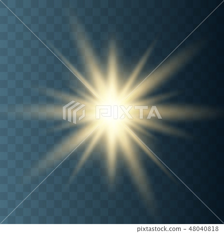 Star burst with sparkle isolated.  48040818