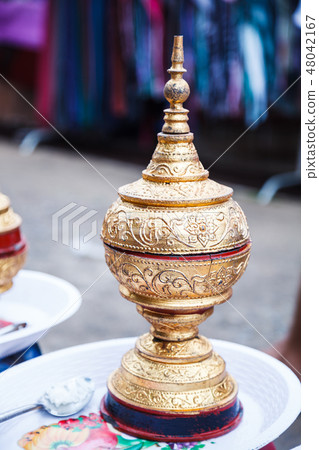 vintage steamed rice container for Buddhist monk vintage steamed rice container for Buddhist monk 48042167