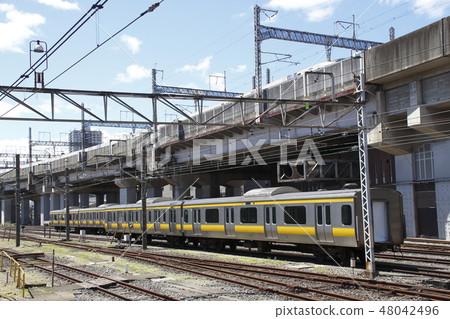 To be scrapped, Sobu E line E231 system 6 door vehicle 48042496