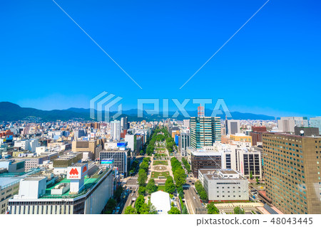北海道札幌大通公園展望 48043445