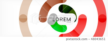 Circular lines design background Circular lines design background 48043651