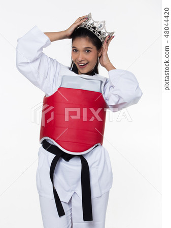 Master Black Belt TaeKwonDo Beautiful Woman 48044420
