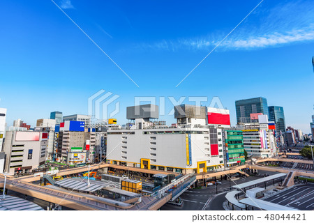早上森林城市仙台站西口廣場 早上森林城市仙台站西口廣場 48044421