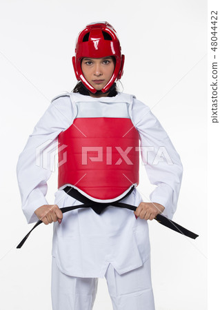 Master Black Belt TaeKwonDo Beautiful Woman Master Black Belt TaeKwonDo Beautiful Woman 48044422