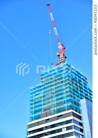 建築施工和塔式起重機 48045103