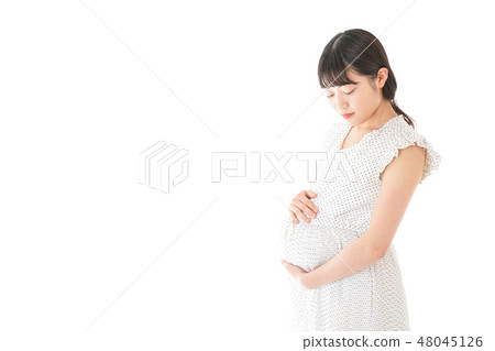 懷孕的小姐 48045126