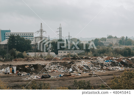 environmental disaster waste management garbage environmental disaster waste management garbage 48045841