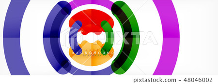 Circular lines design background 48046002