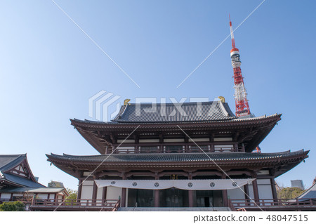 東京都港區的佐寺寺(主殿) 東京都港區的佐寺寺(主殿) 48047515