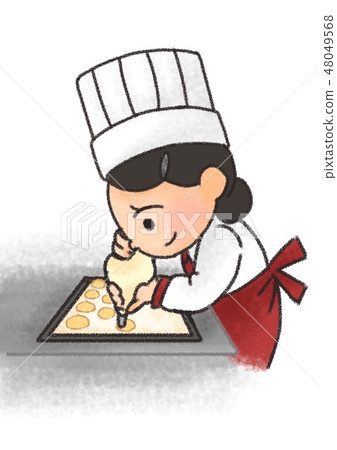 Patissiere的插圖 48049568
