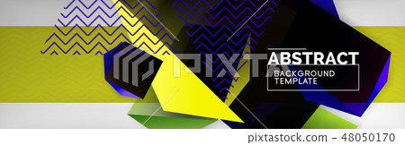 Minimalistic geometric abstract background 48050170