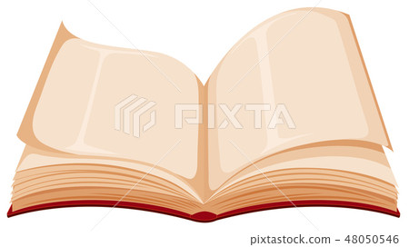 Isolated book on white background - Stock Illustration [48050546] - PIXTA