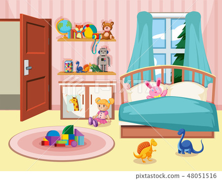 A kid bedroom background A kid bedroom background 48051516