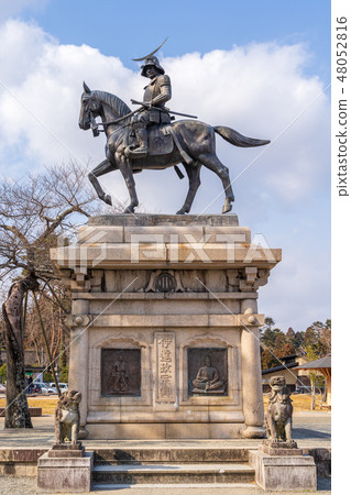 Date Masamune horse riding statue 48052816