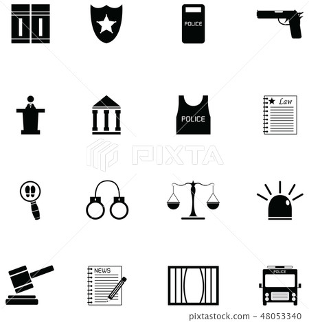 law icon set law icon set 48053340